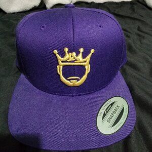 Los Angeles Lakers King lebron james Ecrown Snapback Purple NBA Hat